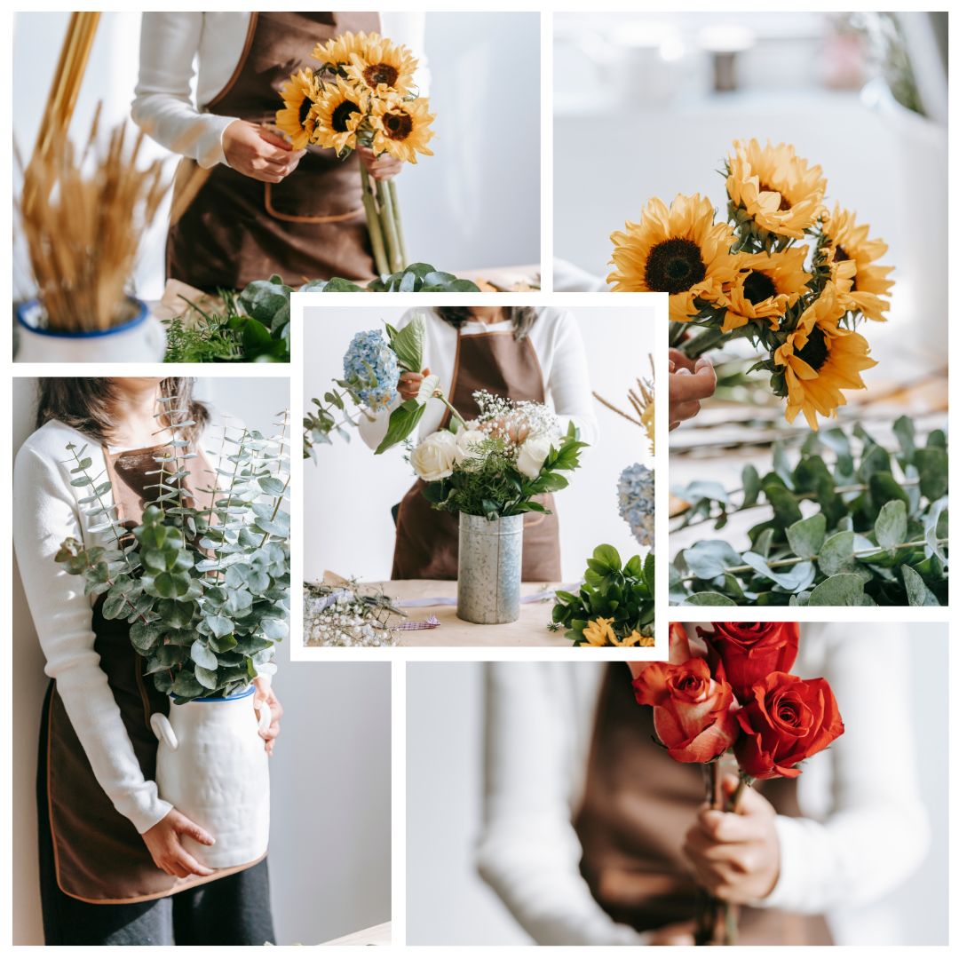 Colorful Collage Florist Instagram Post Colorful Collage Florist Instagram Post